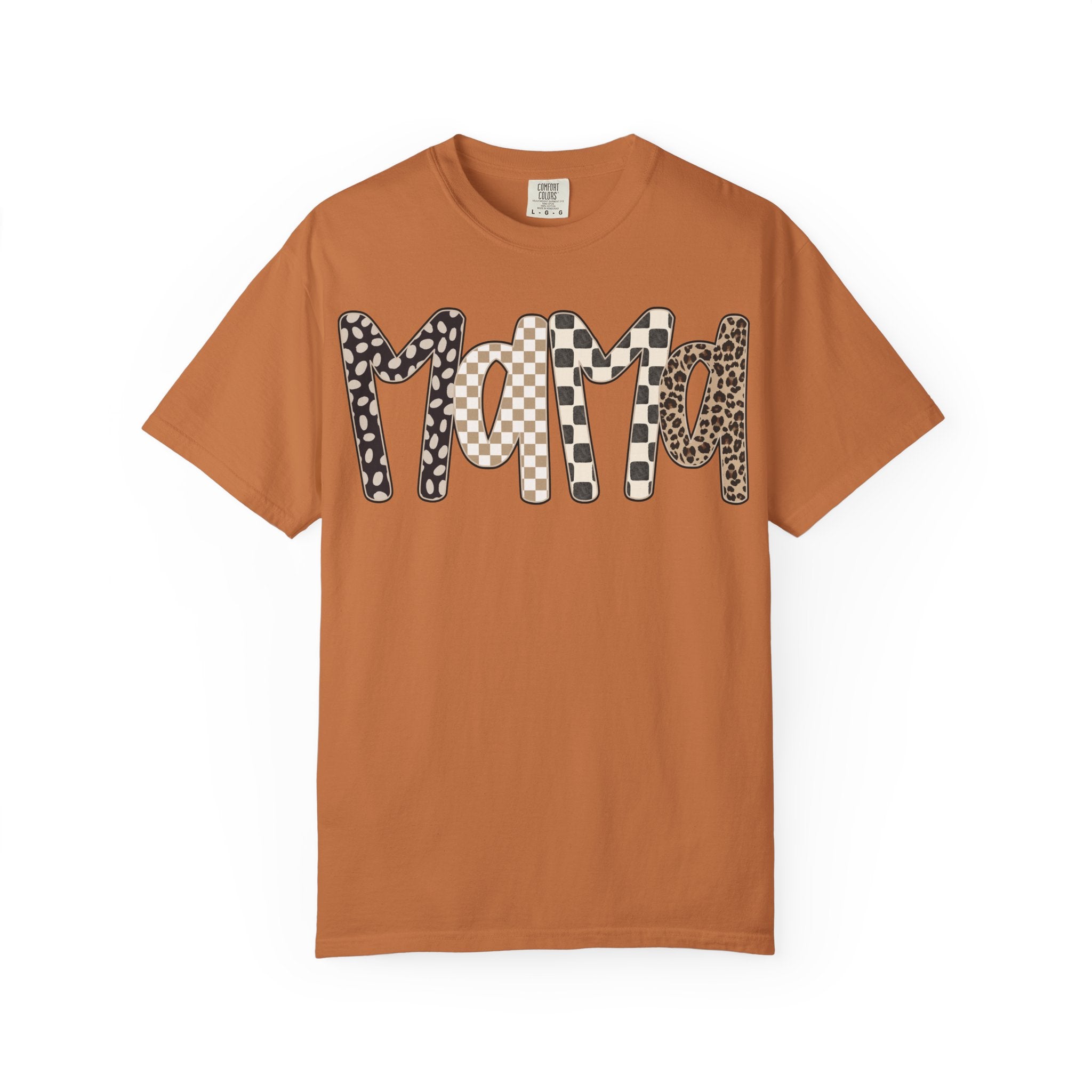 Mama Leopard & Plaid Graphic T-Shirt — Mom Gift, Mother's Day Tee