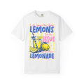 Lemons Into Lemonade Christian T-Shirt — 'He Gave Me Lemons But Why Jesus' Graphic Tee