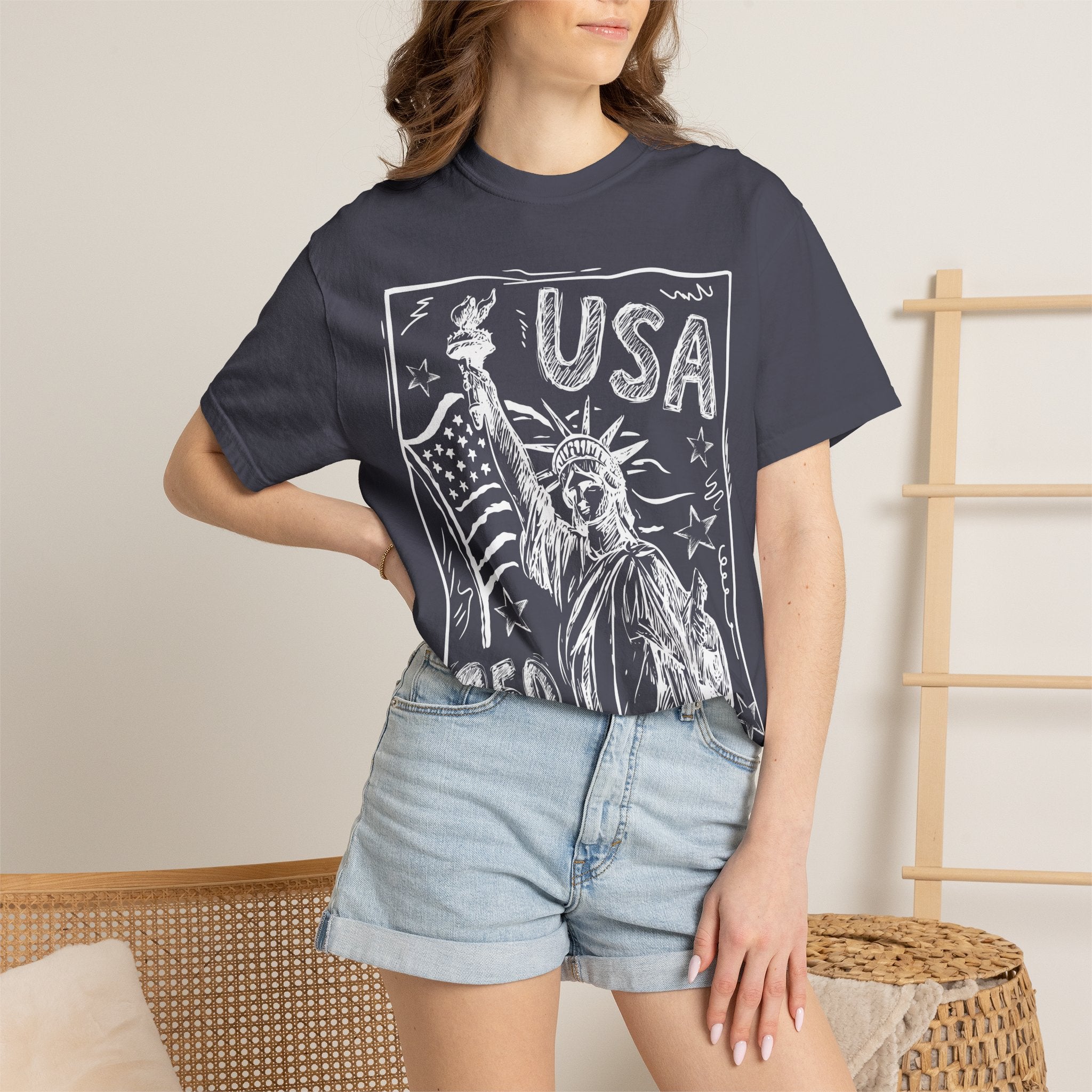 Statue of Liberty USA 250 Graphic T-Shirt