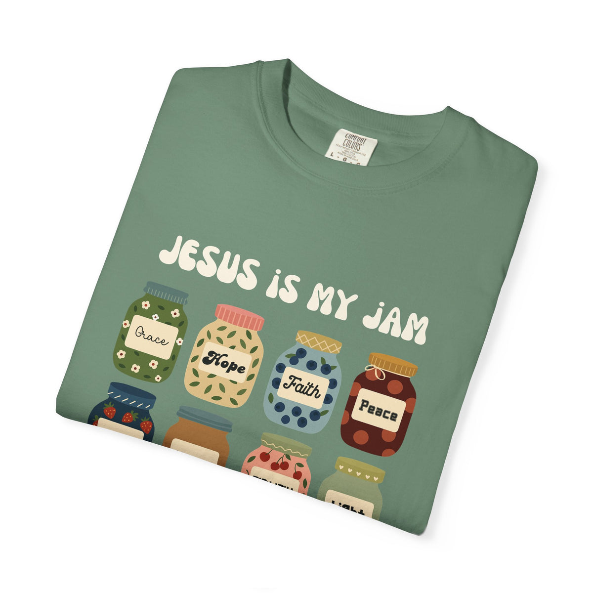 T-shirt — "Jesus Is My Jam" Christian Faith Graphic Tee