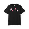 T-Shirt — “Labor and Delivery” Pink Flower Script Tee