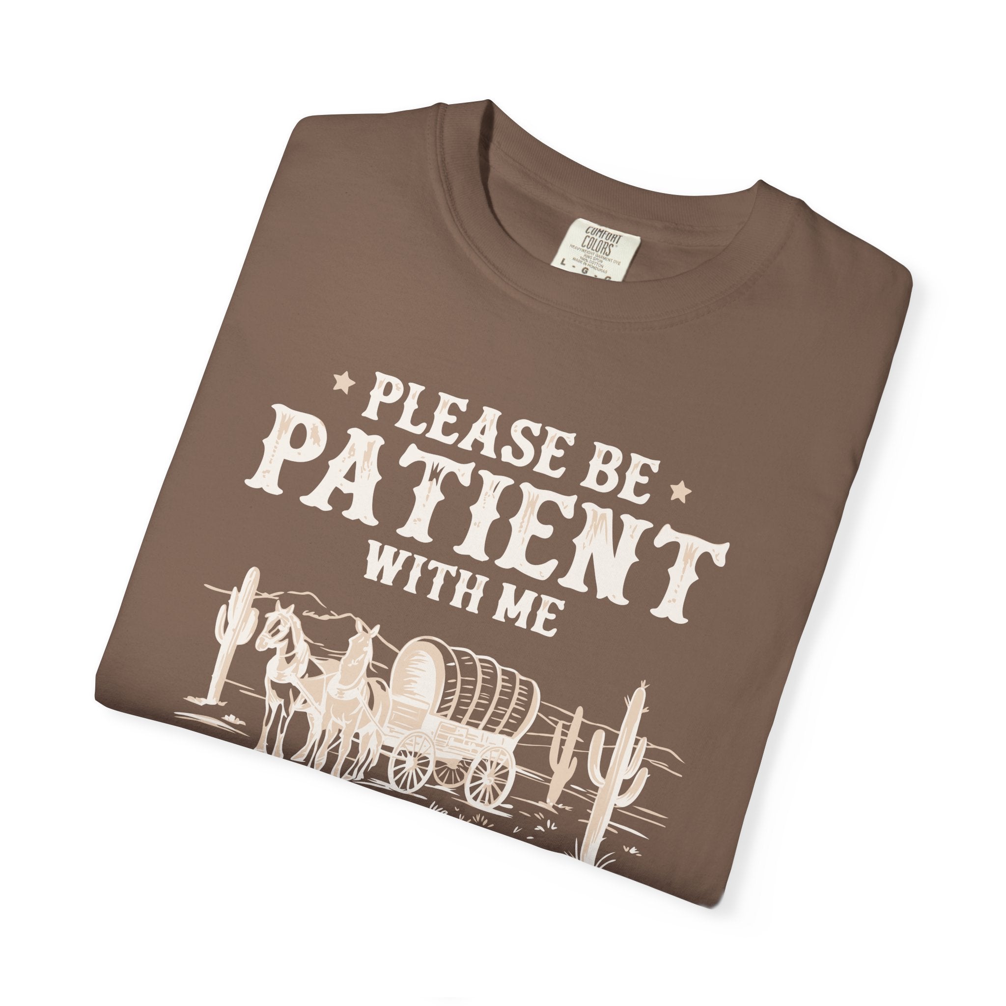 Please Be Patient With Me T-Shirt – "I’m From The 1900s" Vintage Wagon Graphic Tee