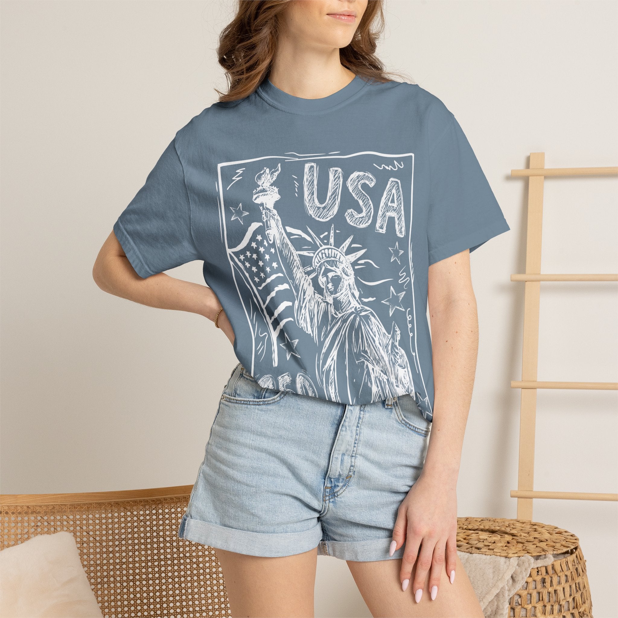 Statue of Liberty USA 250 Graphic T-Shirt