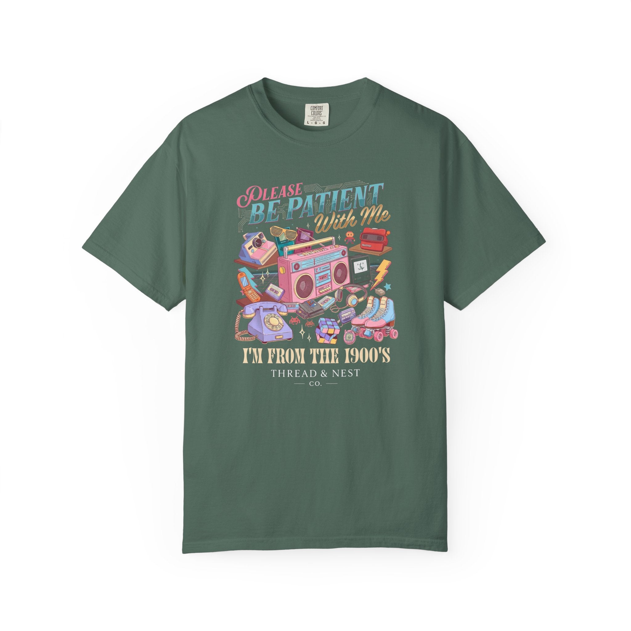 Retro 1900s Graphic T-Shirt — “Please Be Patient With Me, I’m From The 1900s”