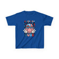 Kids Tee — "American Dude" Patriotic 4th of July Graphic