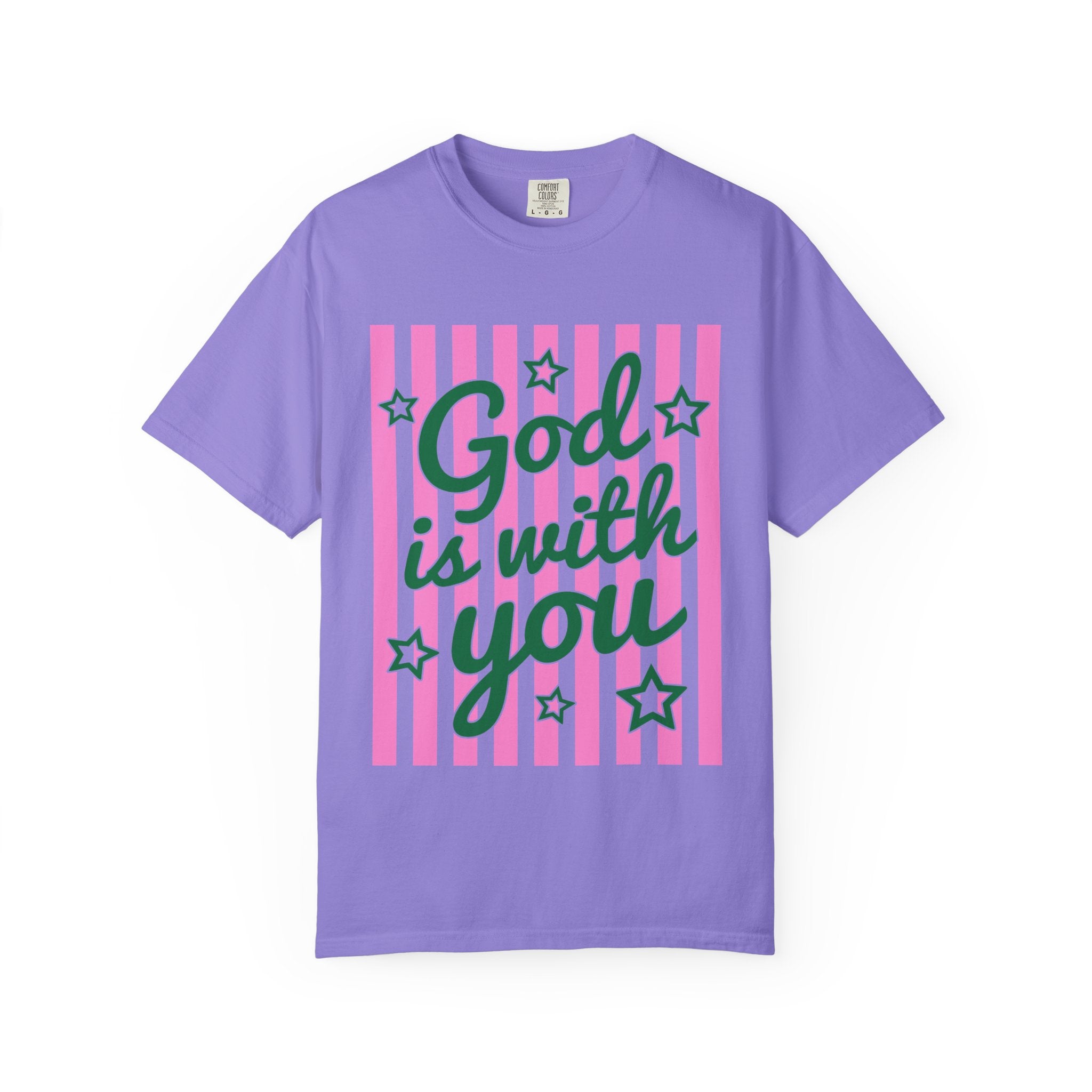 God Is With You T-Shirt — Faith-Based Inspirational Tee