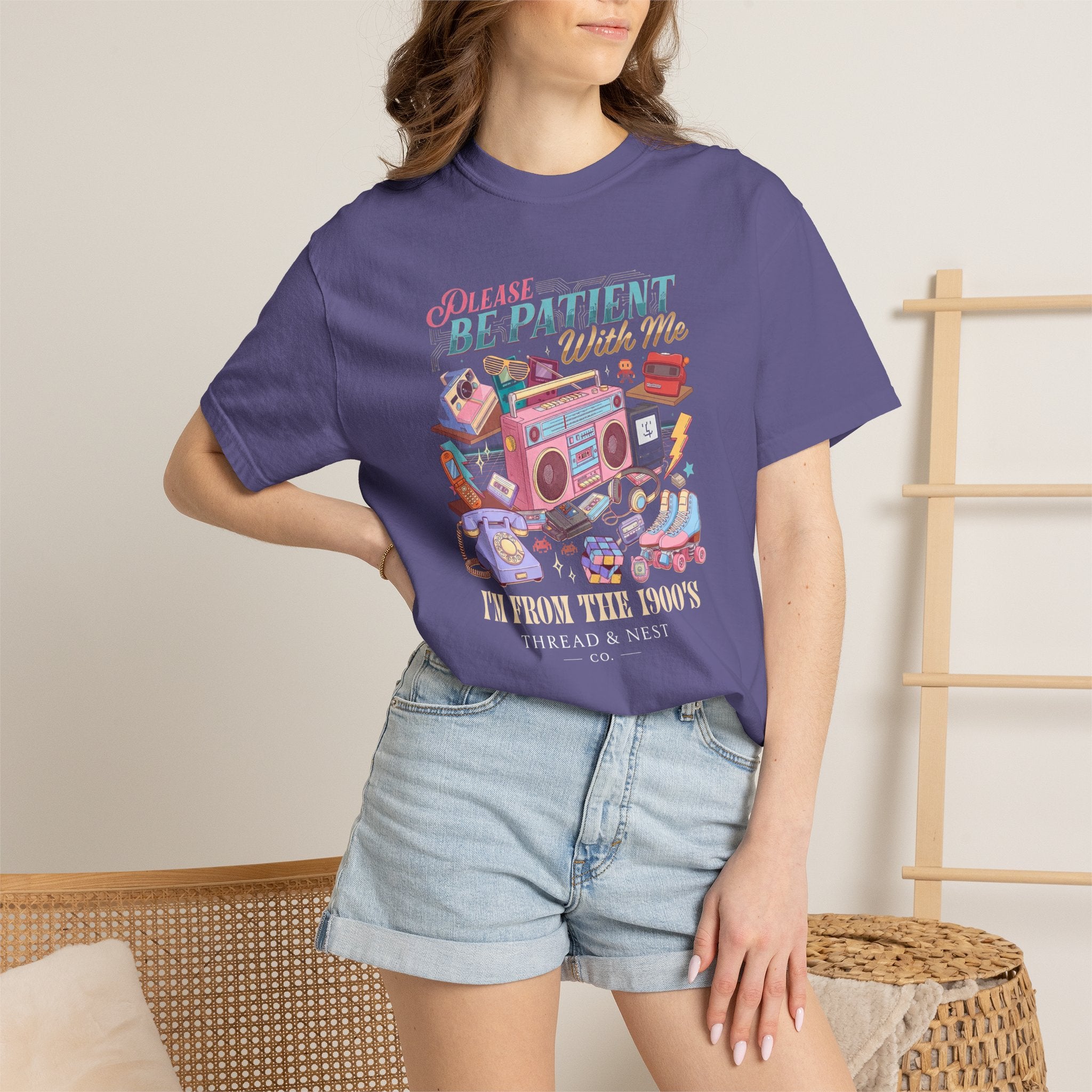 Retro 1900s Graphic T-Shirt — “Please Be Patient With Me, I’m From The 1900s”