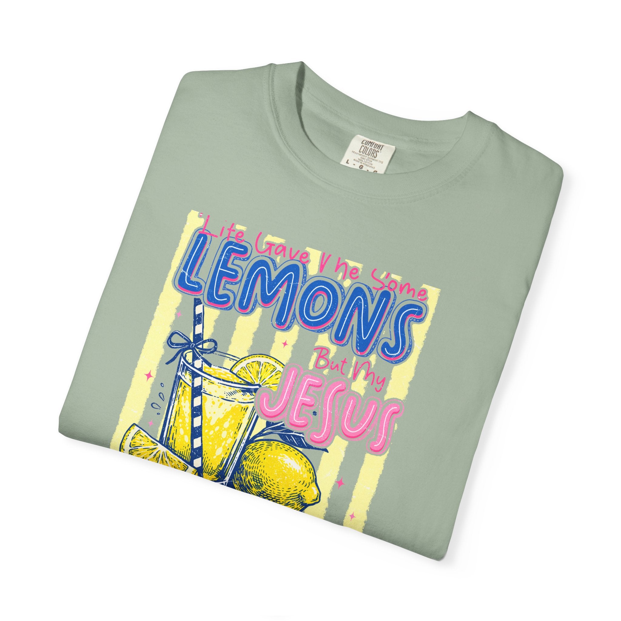 Lemons Into Lemonade Christian T-Shirt — 'He Gave Me Lemons But Why Jesus' Graphic Tee