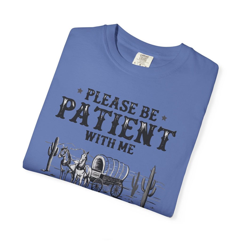 Please Be Patient With Me T-Shirt – Vintage Wagon 'I'm From The 1900s' Tee