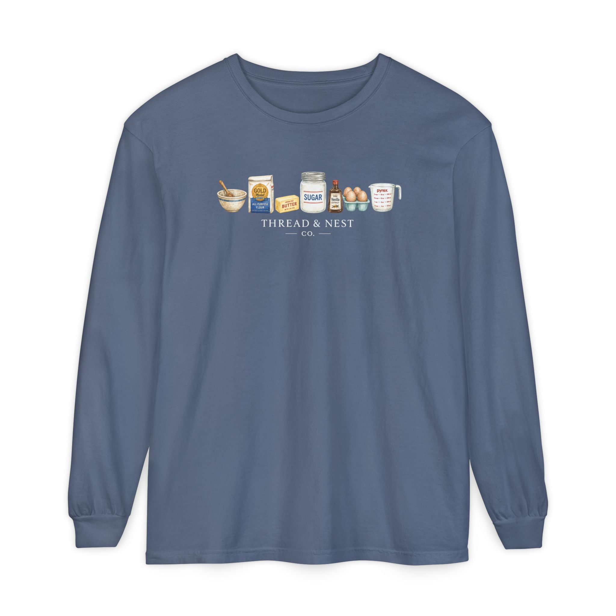 Thread & Nest Cozy Baking Long Sleeve T‑Shirt
