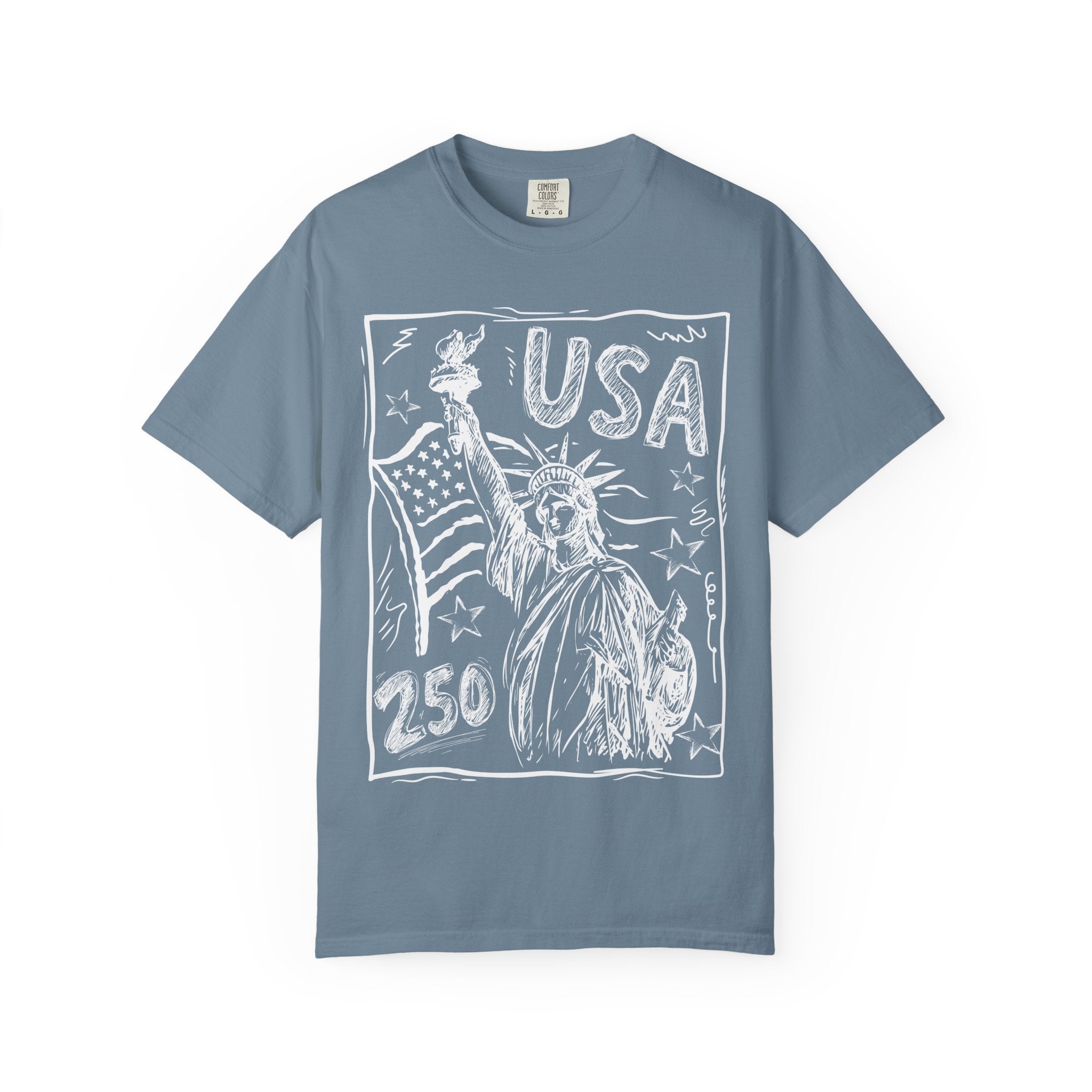 Statue of Liberty USA 250 Graphic T-Shirt