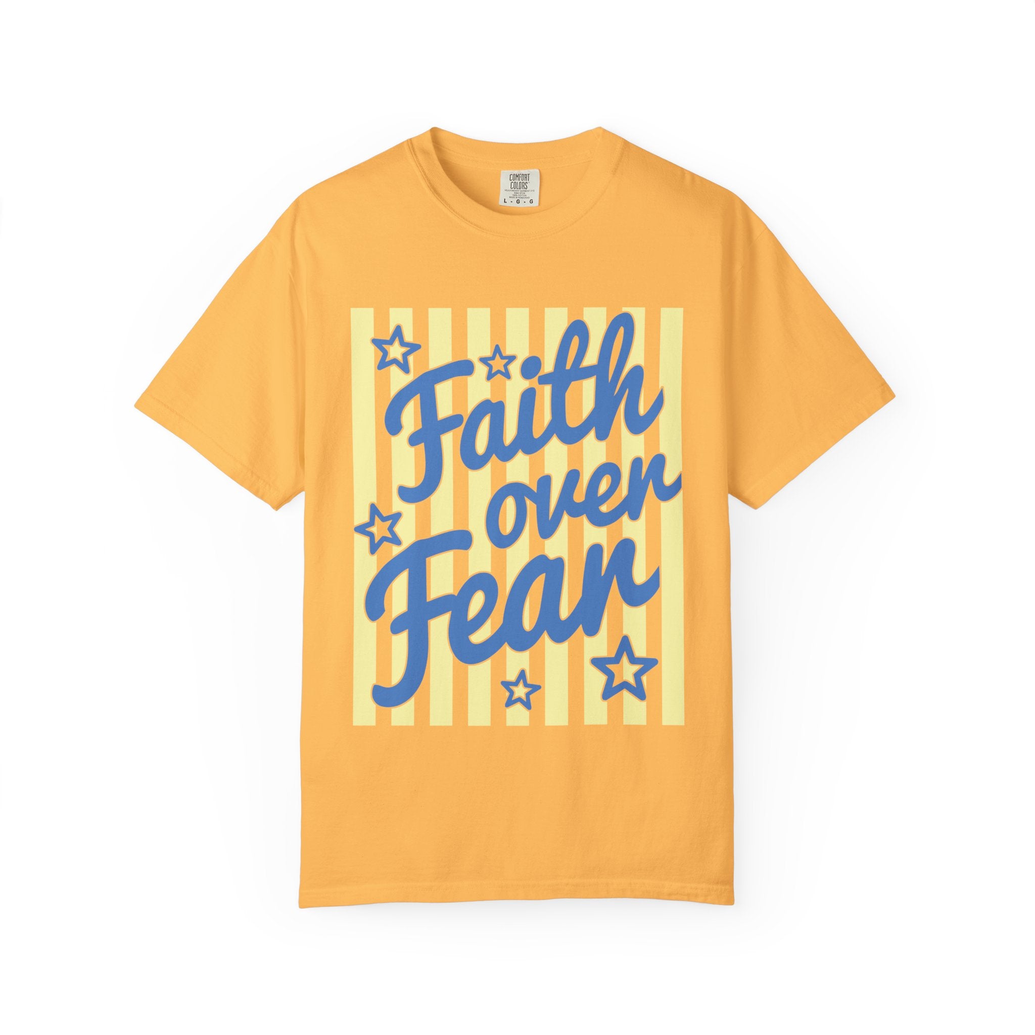 Faith Over Fear T-Shirt — Inspirational Christian Graphic Tee