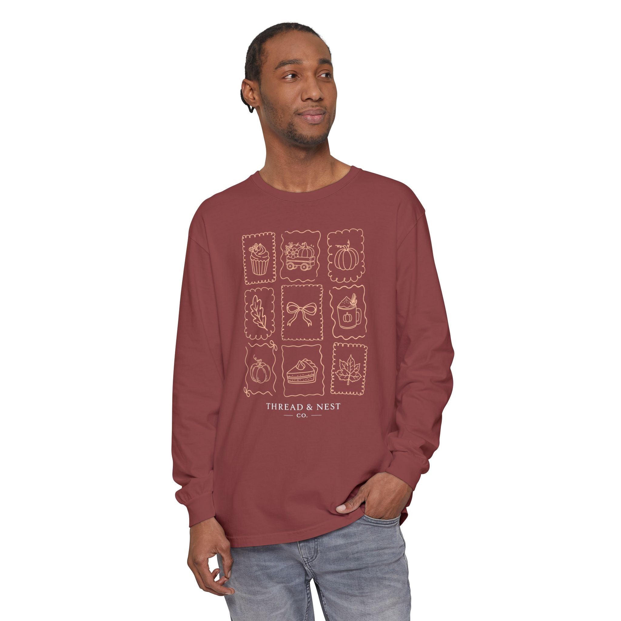 Autumn Icons Long Sleeve Tee