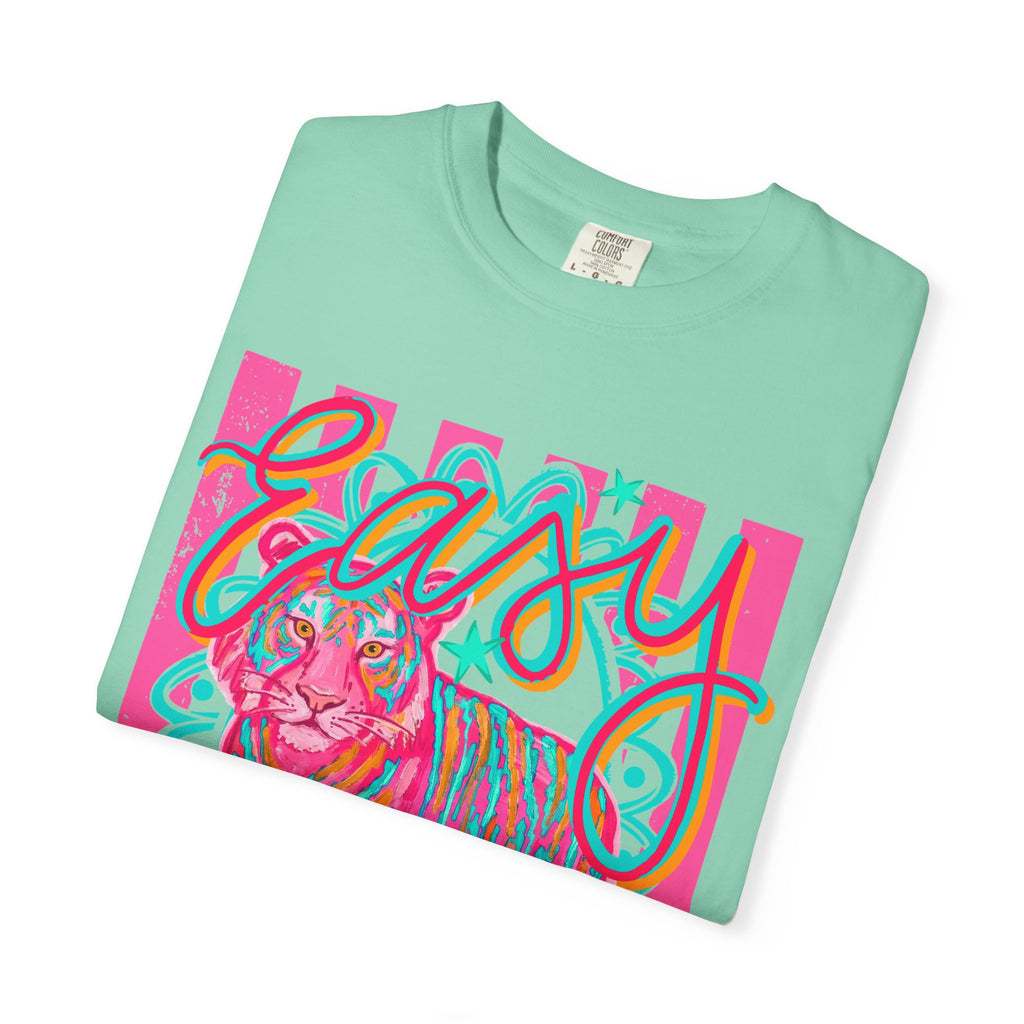 Easy Tiger T-Shirt — Retro Neon Tiger Graphic Tee