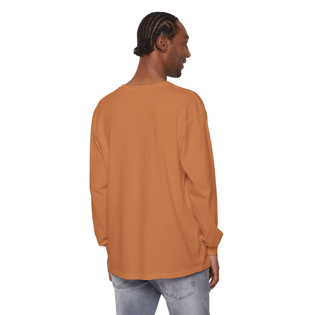 Autumn Icons Long Sleeve Tee — Hand-Drawn Fall Stamps Design