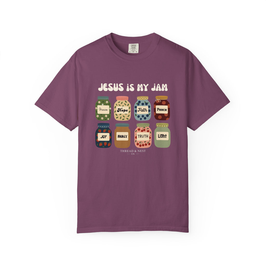 T-shirt — "Jesus Is My Jam" Christian Faith Graphic Tee