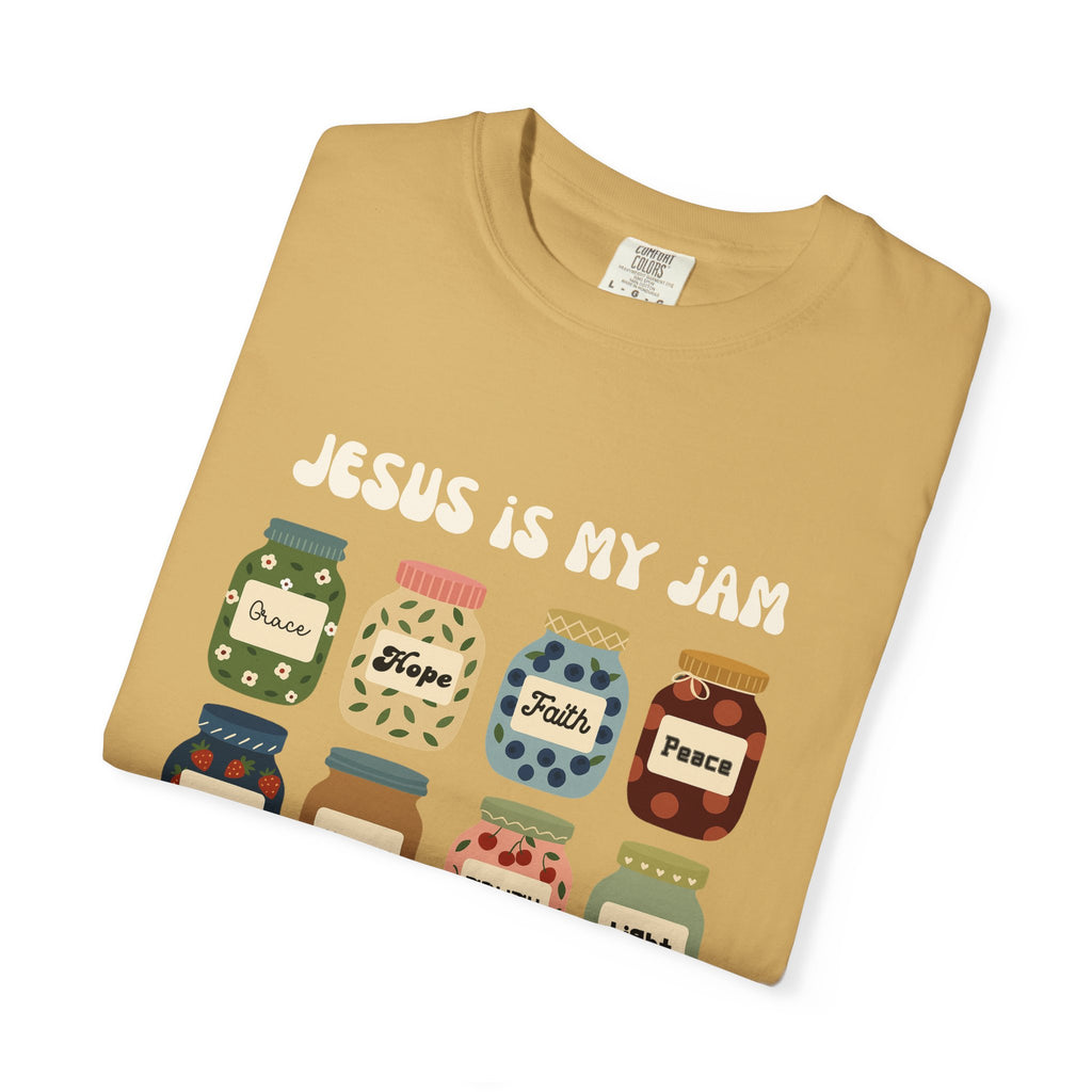 T-shirt — "Jesus Is My Jam" Christian Faith Graphic Tee