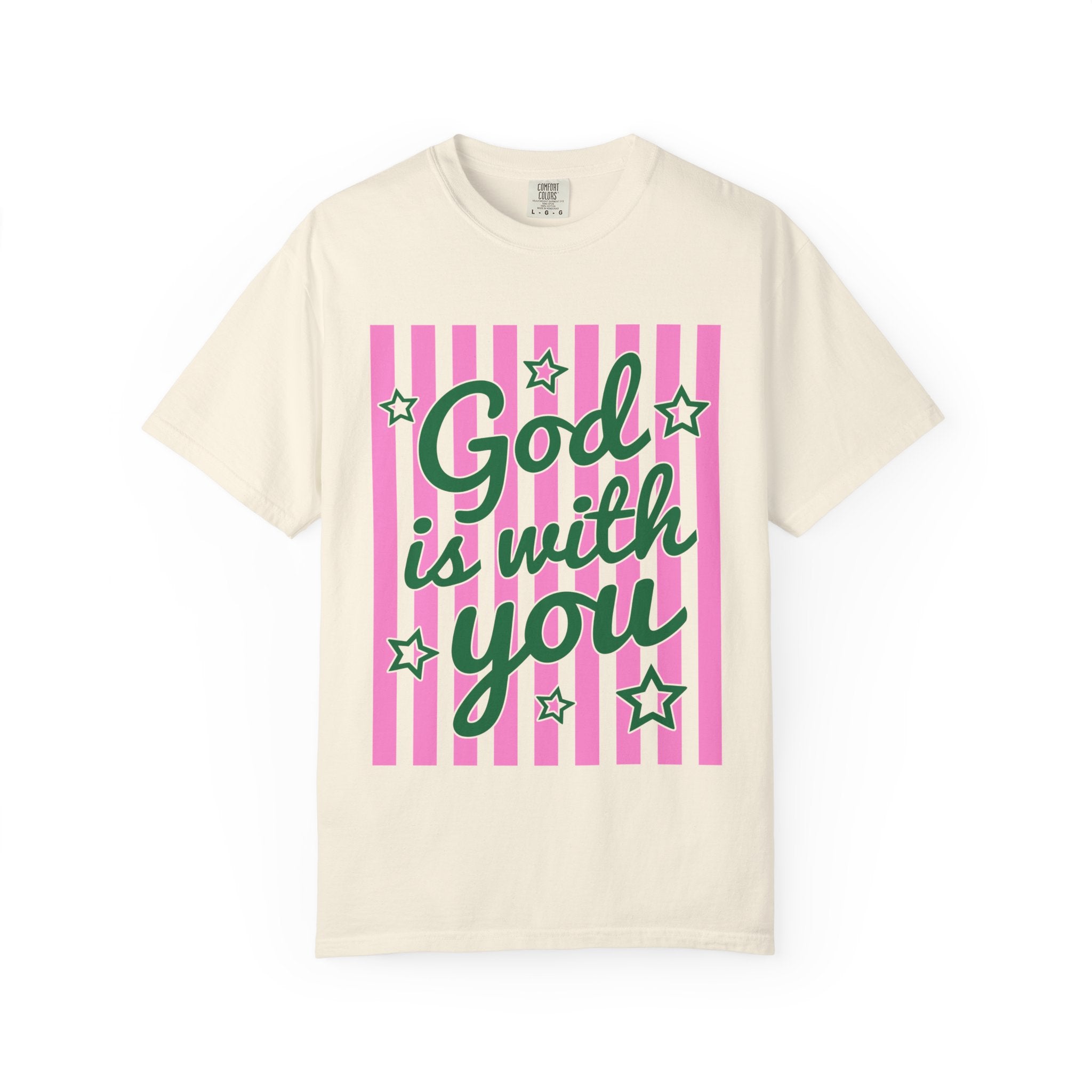 God Is With You T-Shirt — Faith-Based Inspirational Tee