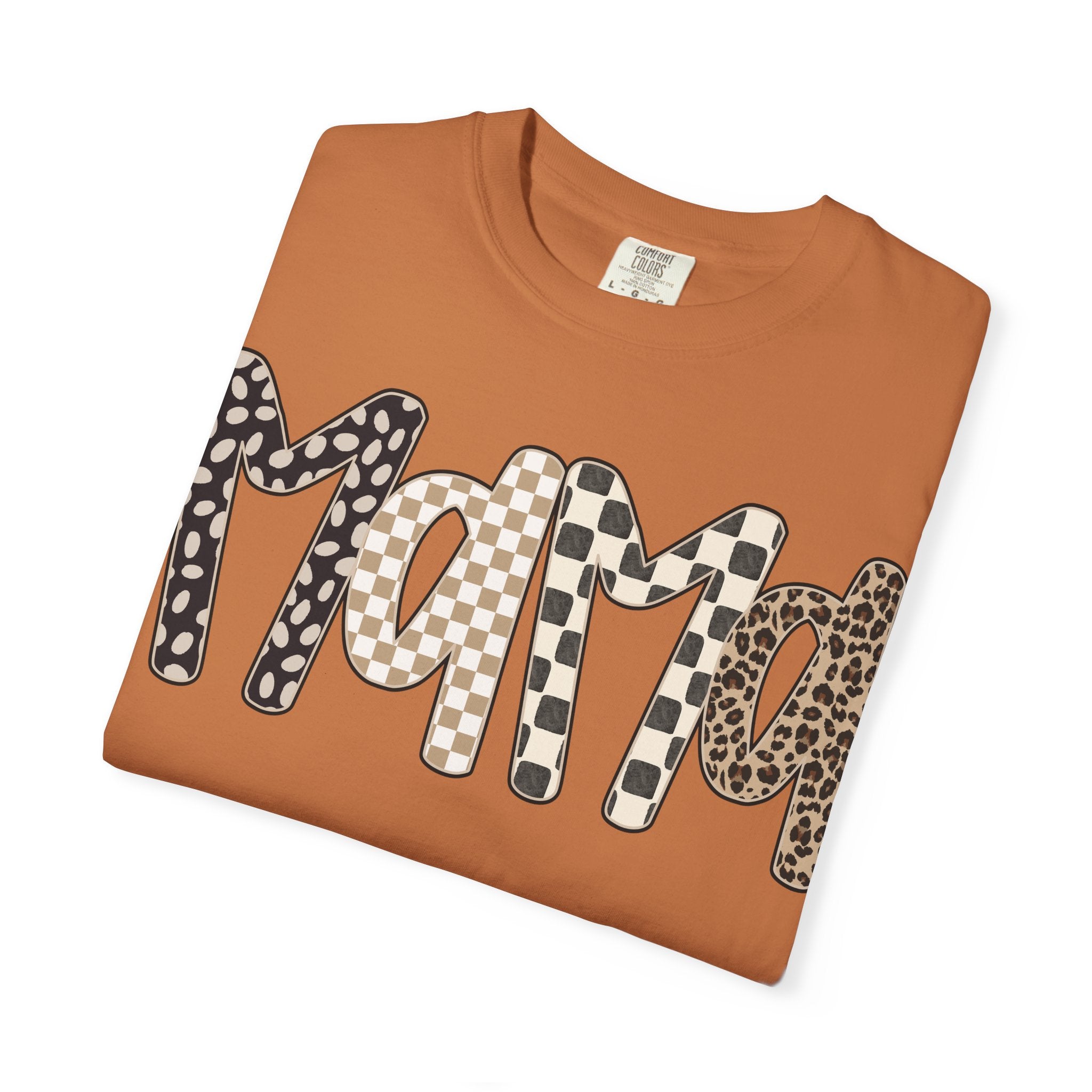 Mama Leopard & Plaid Graphic T-Shirt — Mom Gift, Mother's Day Tee