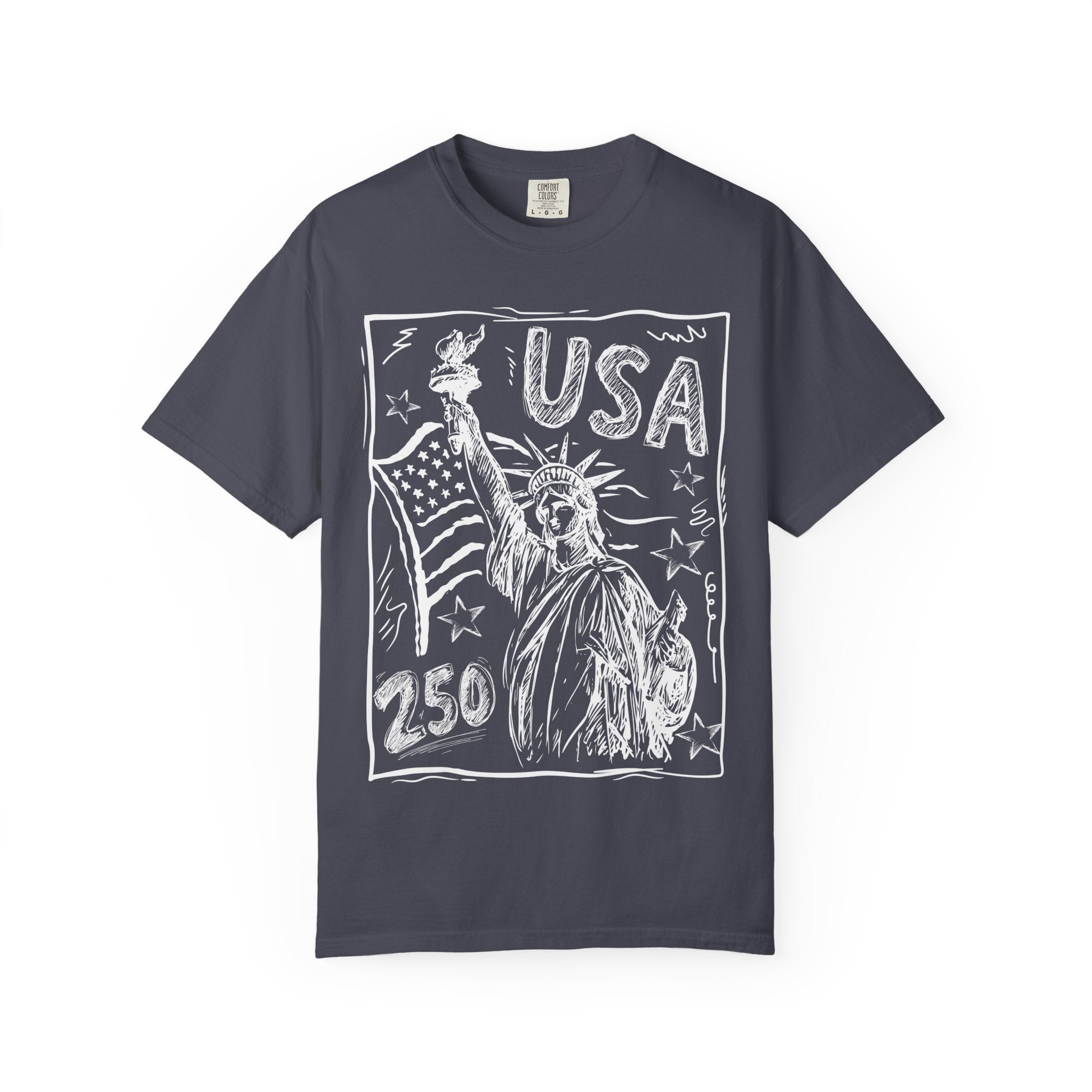 Statue of Liberty USA 250 Graphic T-Shirt