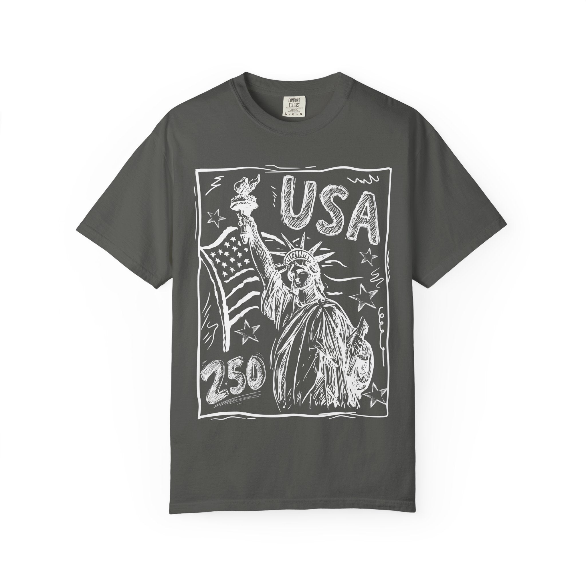 Statue of Liberty USA 250 Graphic T-Shirt