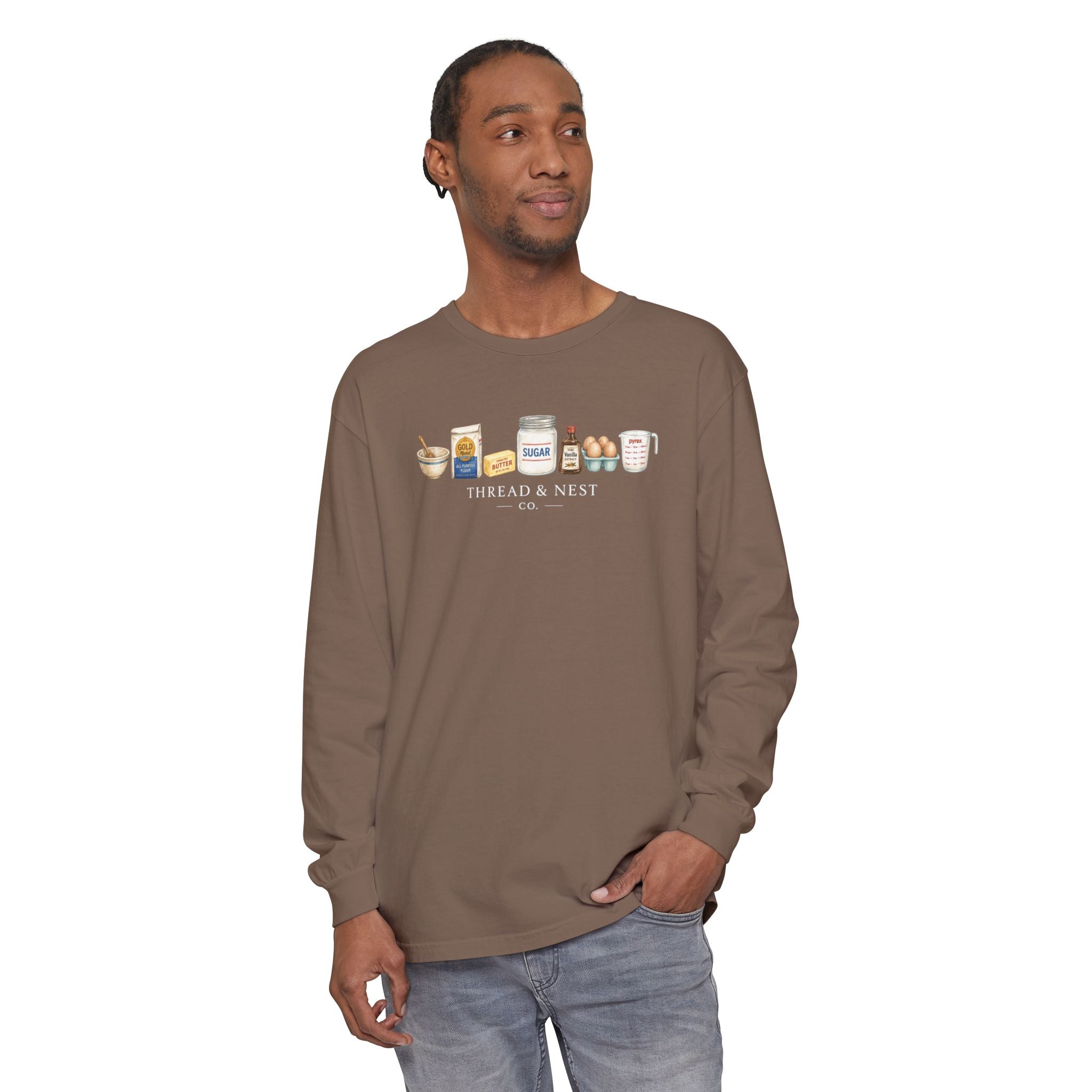 Thread & Nest Cozy Baking Long Sleeve T‑Shirt