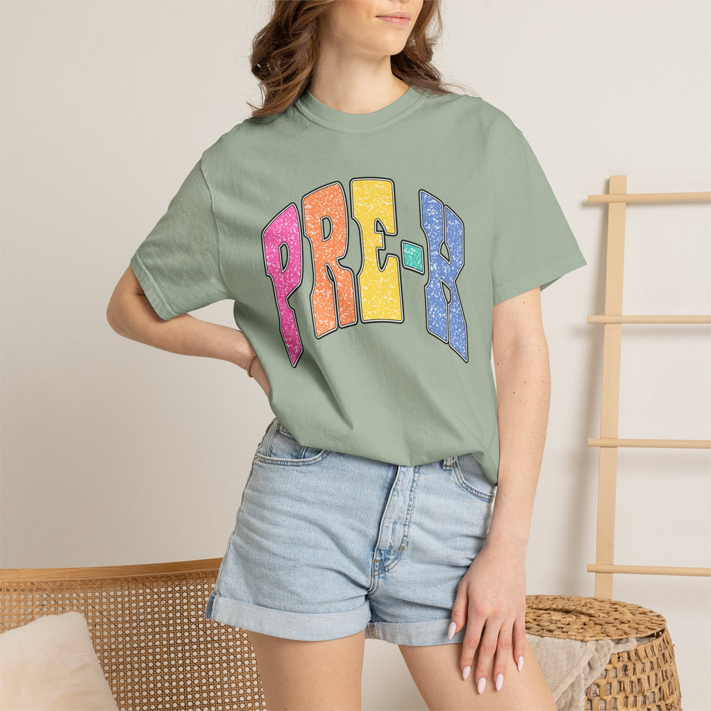 PRE-K Colorblock Graphic T-Shirt — Preschool Graduation Gift