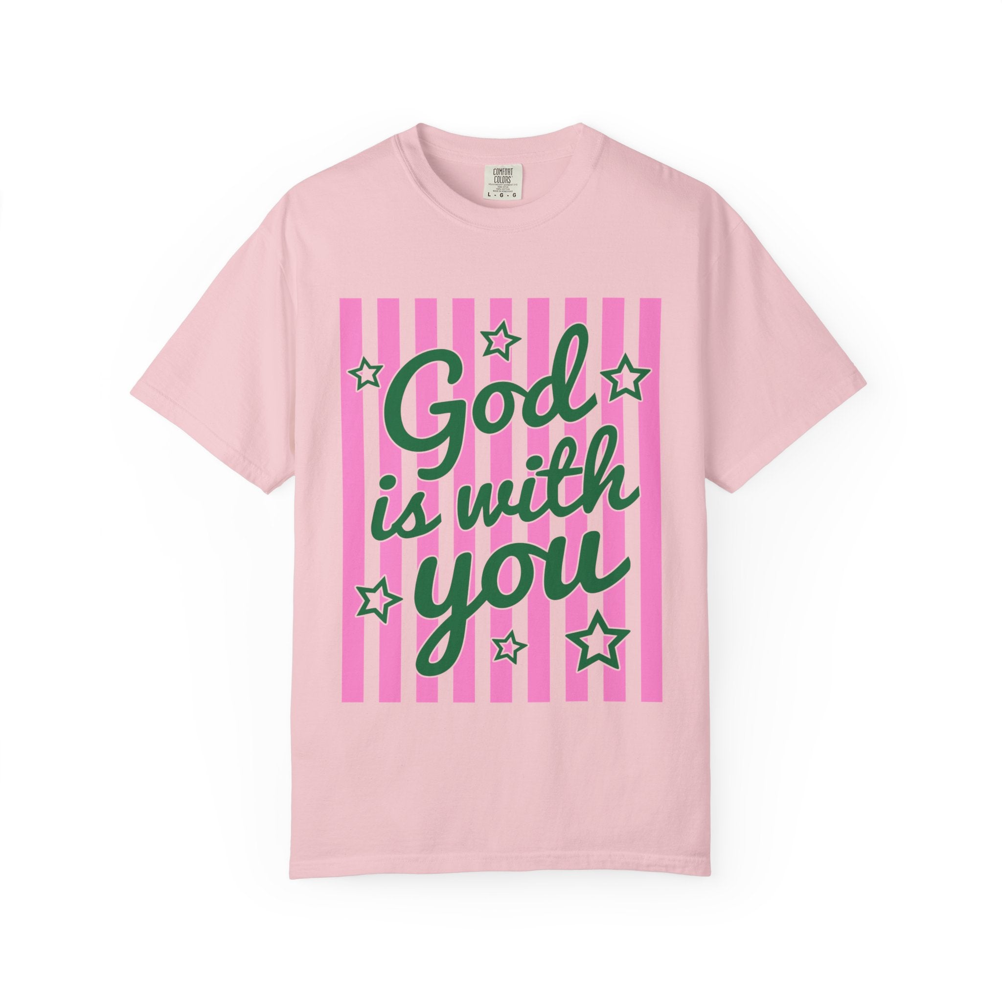 God Is With You T-Shirt — Faith-Based Inspirational Tee