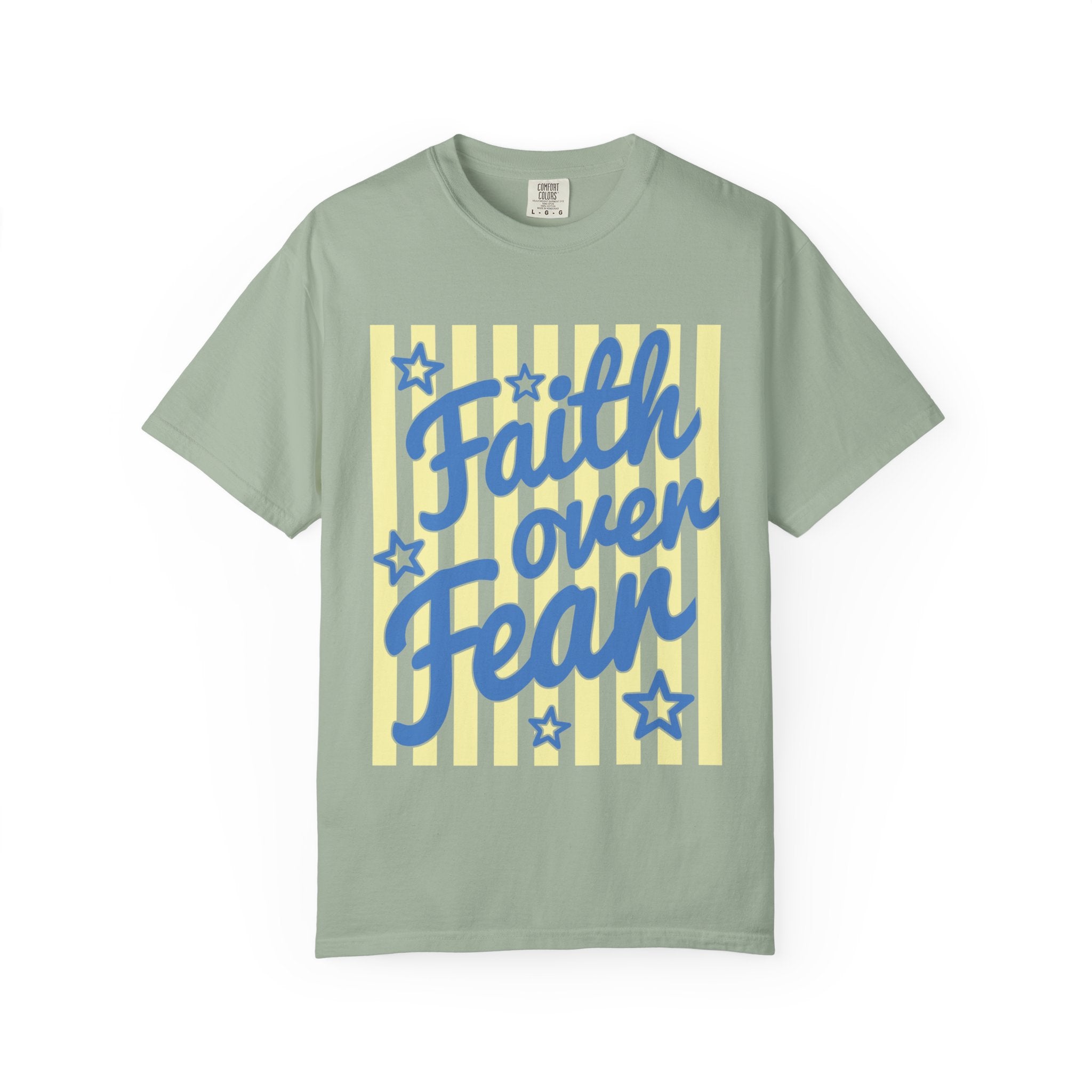 Faith Over Fear T-Shirt — Inspirational Christian Graphic Tee