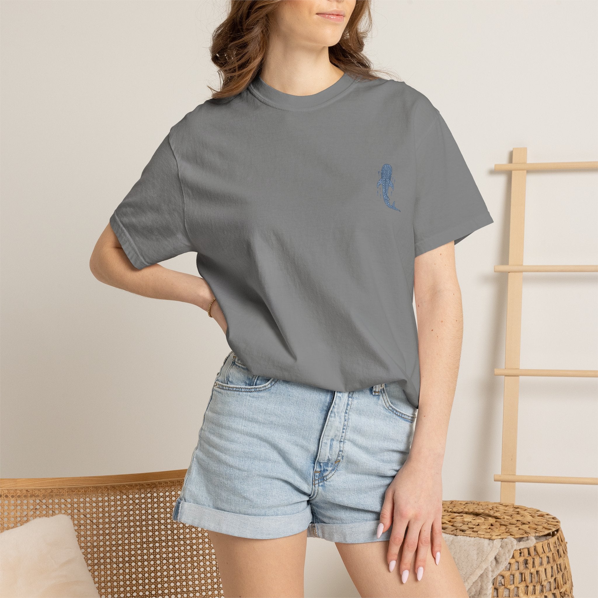 Isaiah 43:2 Whale Tee — 'When You Go Through Deep Waters' Christian T-Shirt