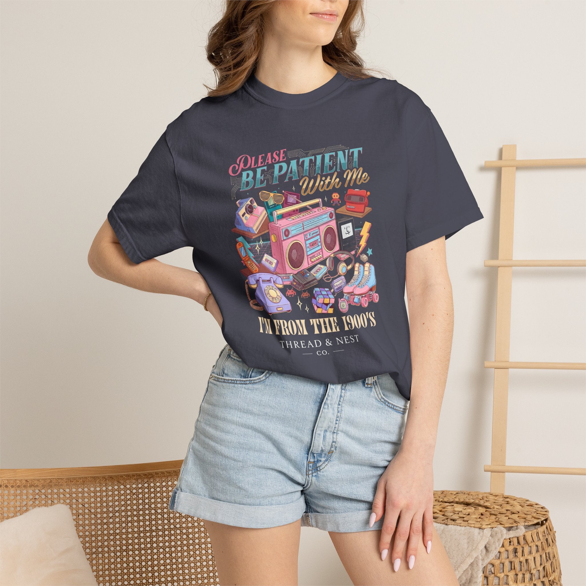 Retro 1900s Graphic T-Shirt — “Please Be Patient With Me, I’m From The 1900s”