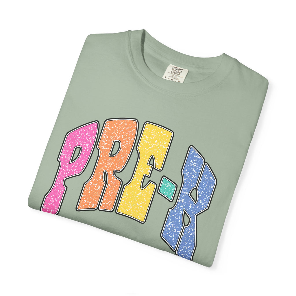 PRE-K Colorblock Graphic T-Shirt — Preschool Graduation Gift