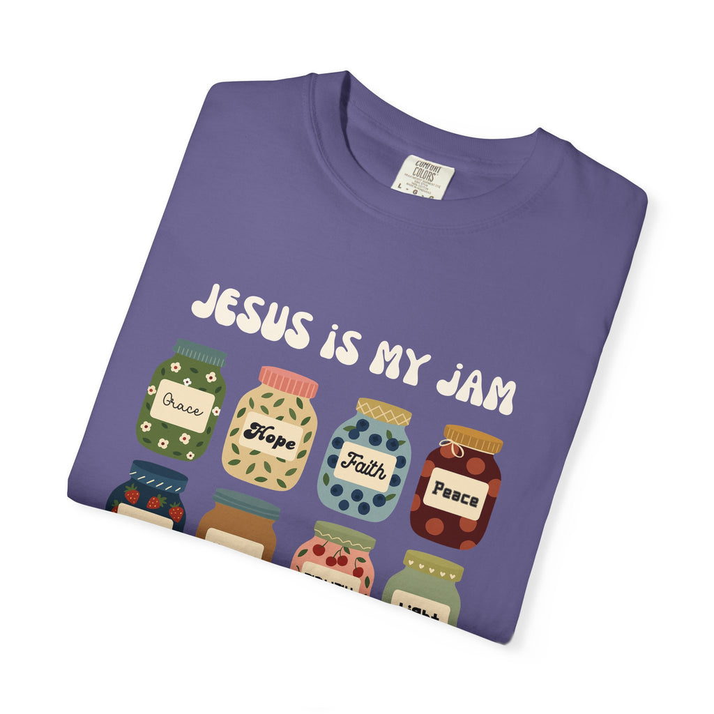 T-shirt — "Jesus Is My Jam" Christian Faith Graphic Tee