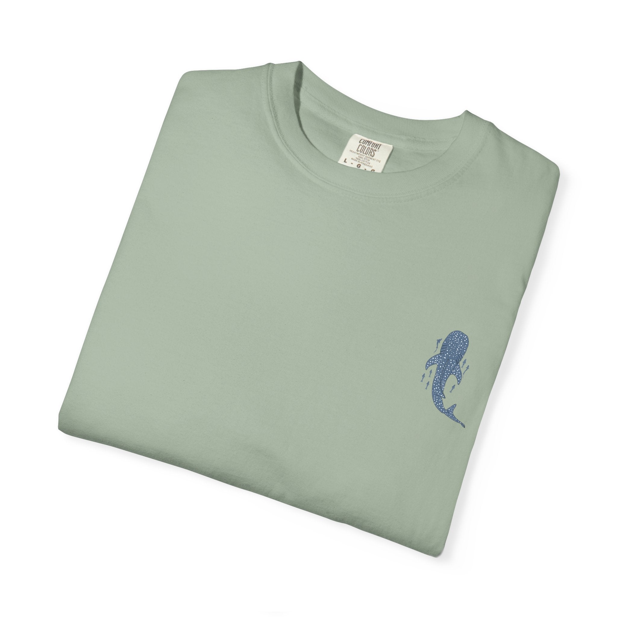 Isaiah 43:2 Whale Tee — 'When You Go Through Deep Waters' Christian T-Shirt