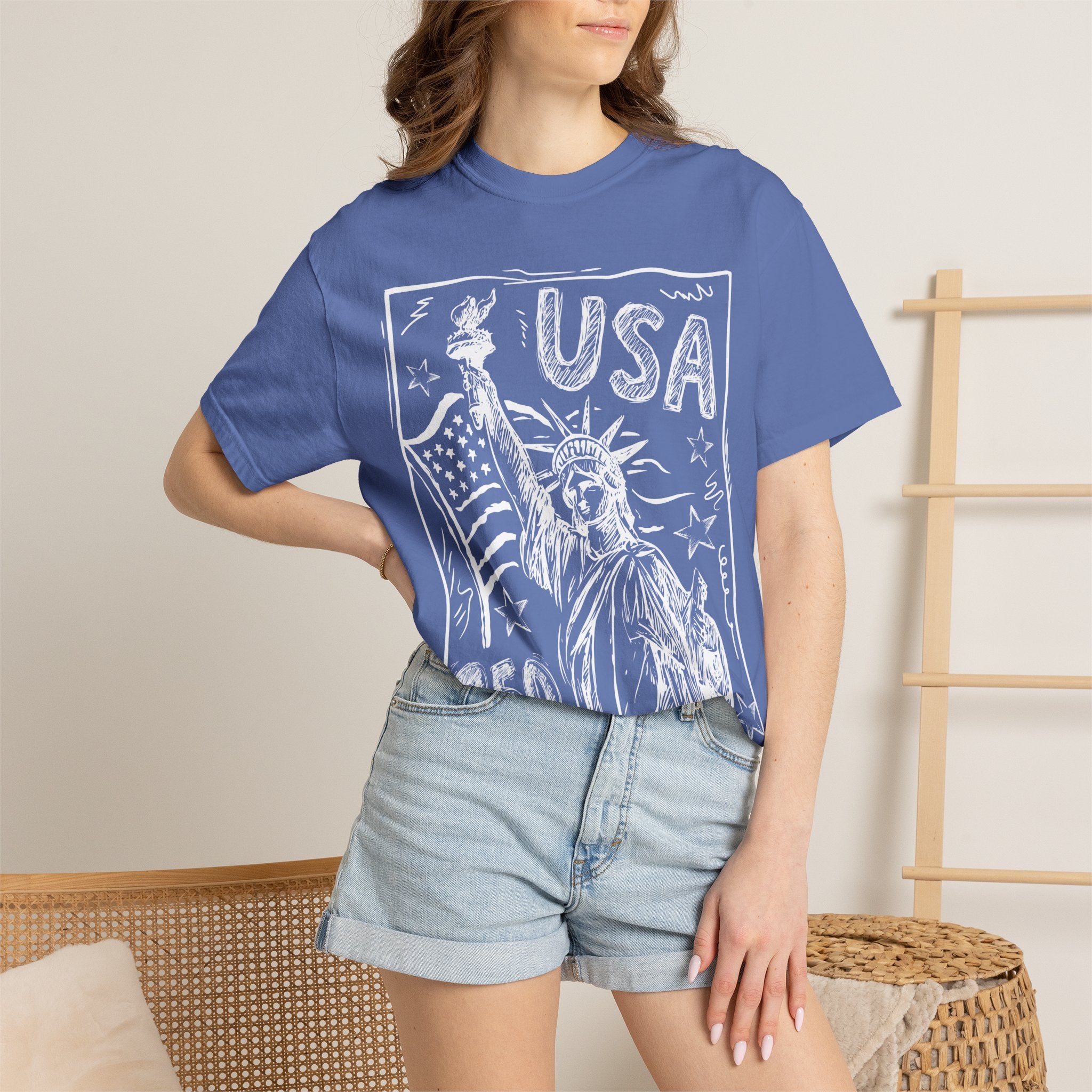 Statue of Liberty USA 250 Graphic T-Shirt