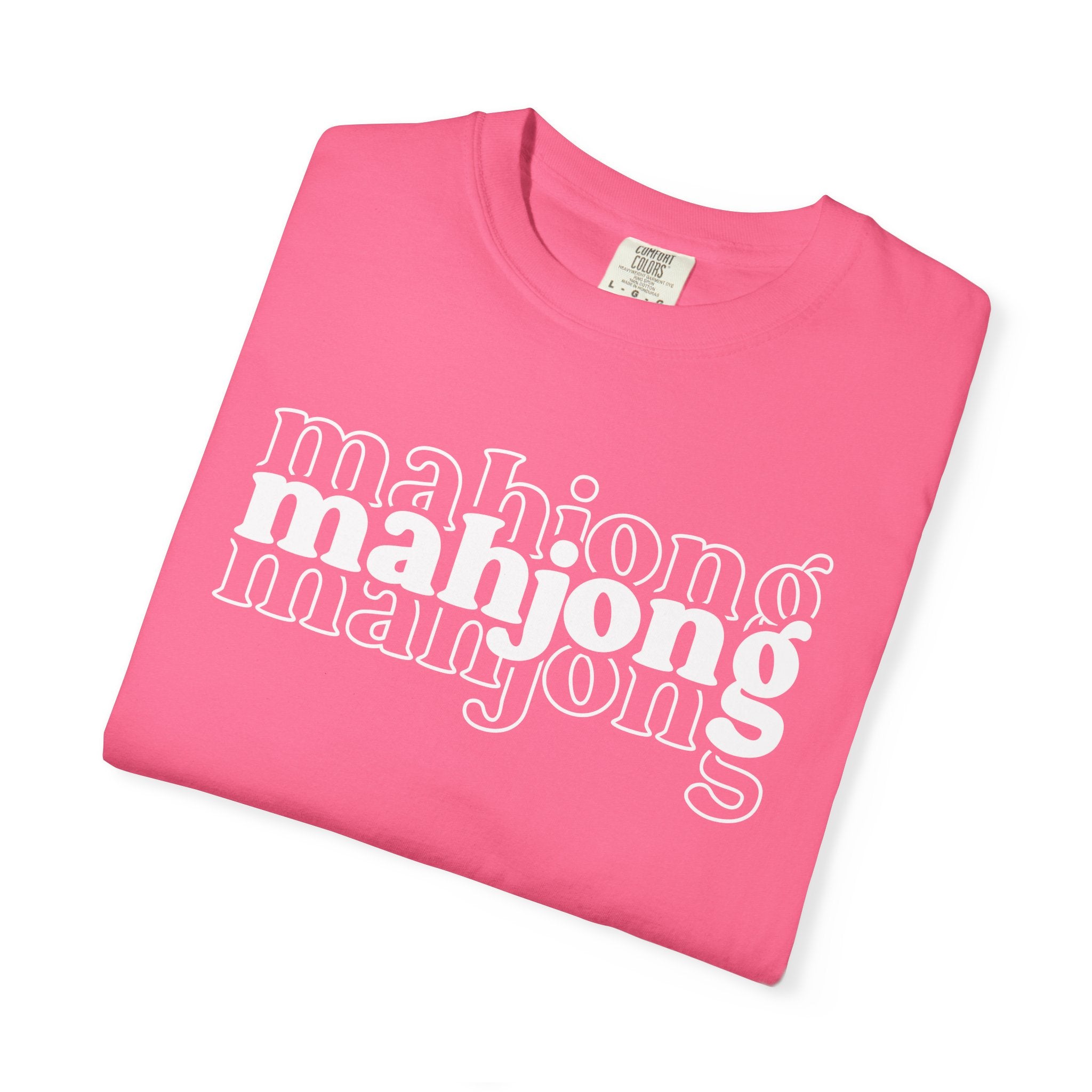 Mahjong Retro Logo T-Shirt — Vintage Game Night Tee