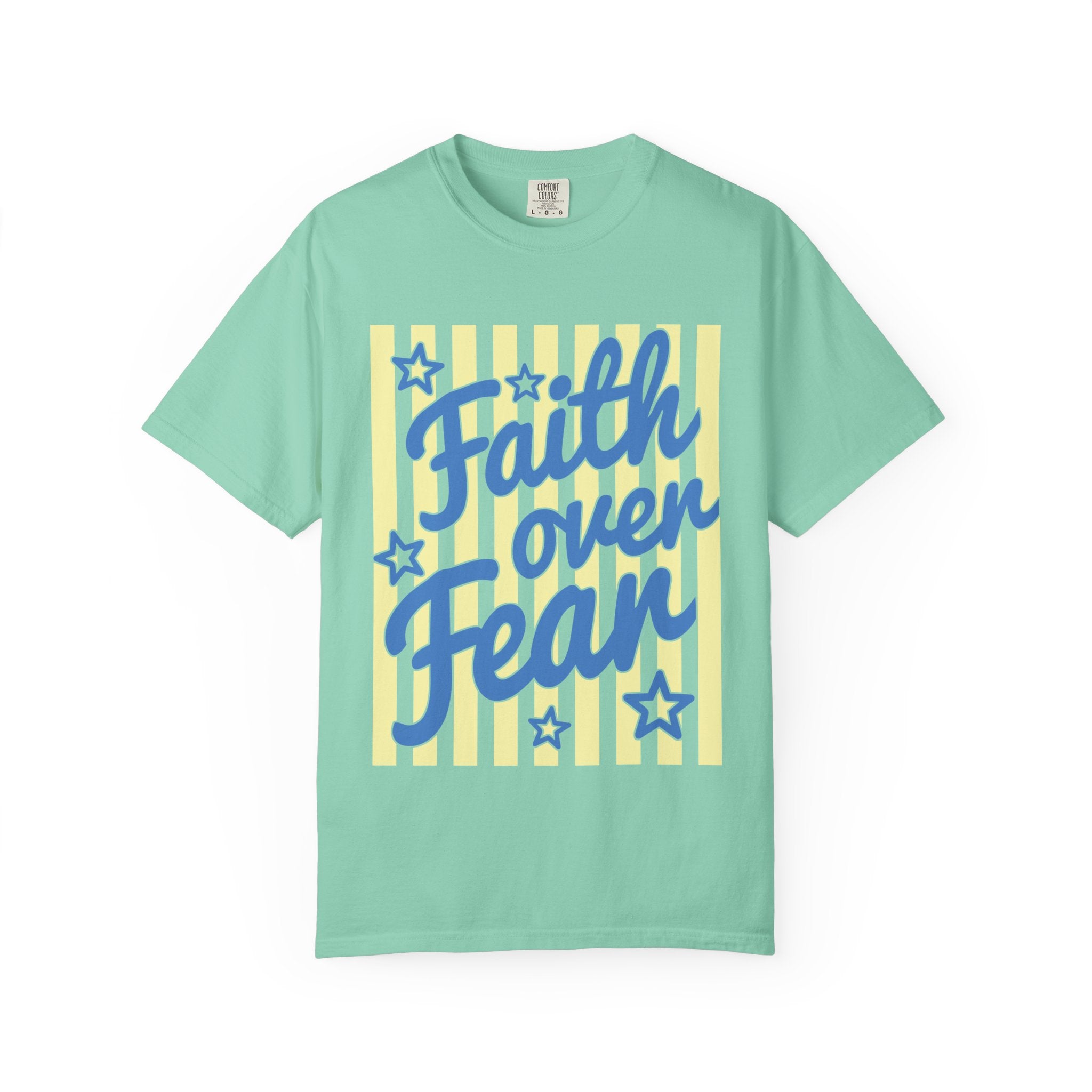 Faith Over Fear T-Shirt — Inspirational Christian Graphic Tee