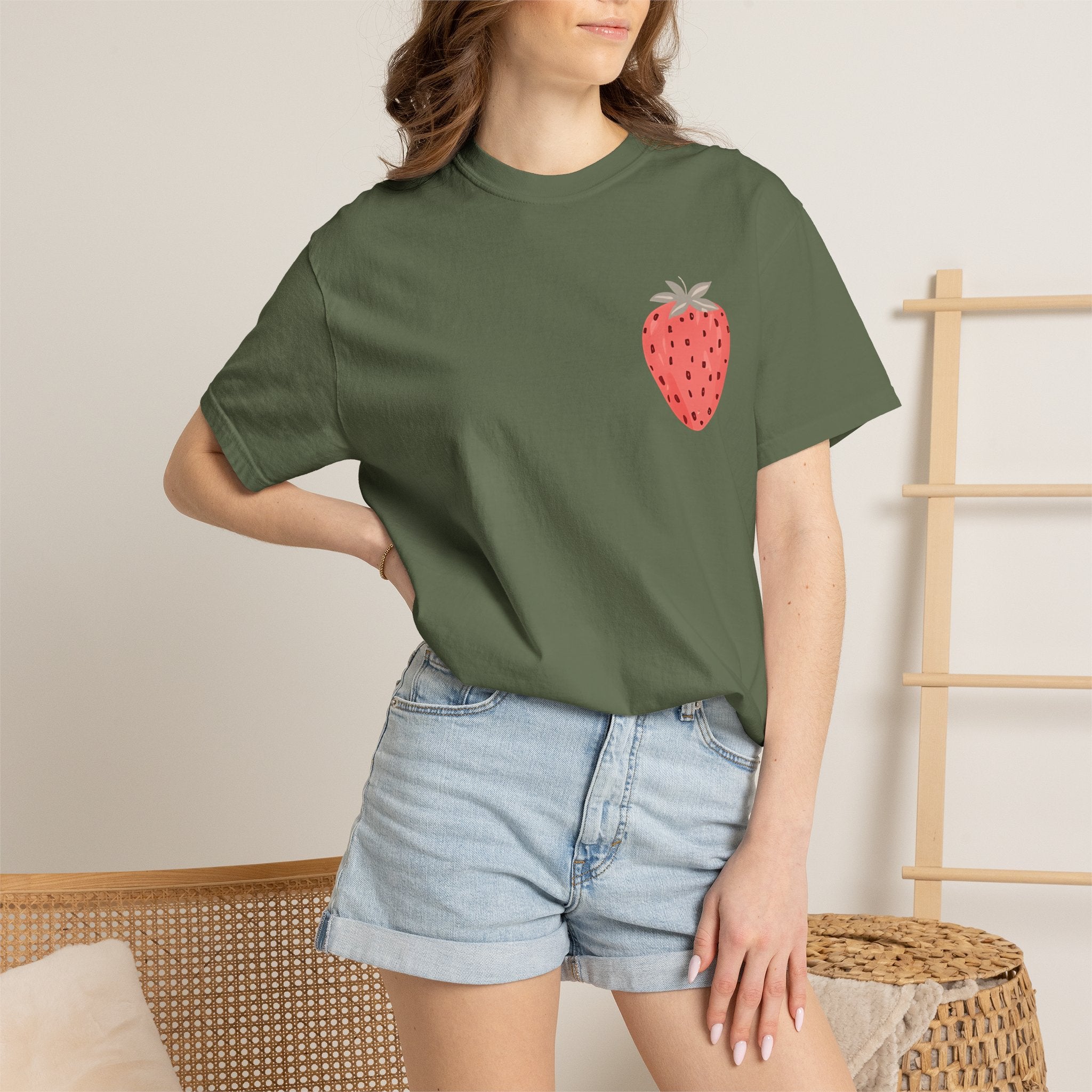 Strawberry Garden T-Shirt — 'Strawberry of My Eye' Graphic Tee