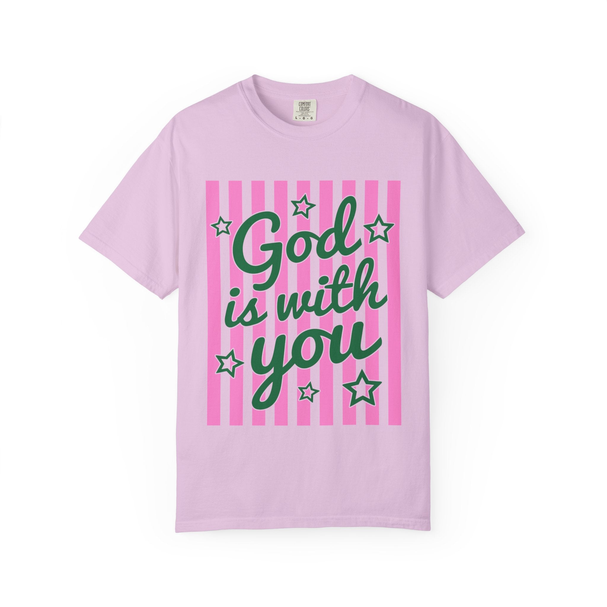 God Is With You T-Shirt — Faith-Based Inspirational Tee