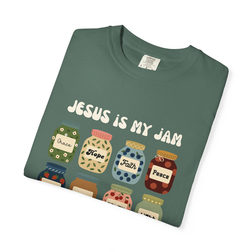 T-shirt — "Jesus Is My Jam" Christian Faith Graphic Tee