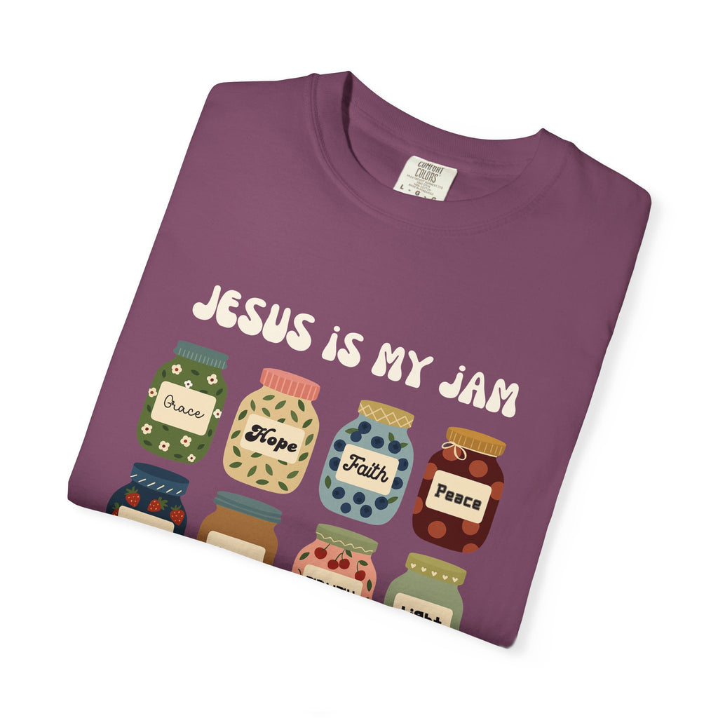 T-shirt — "Jesus Is My Jam" Christian Faith Graphic Tee