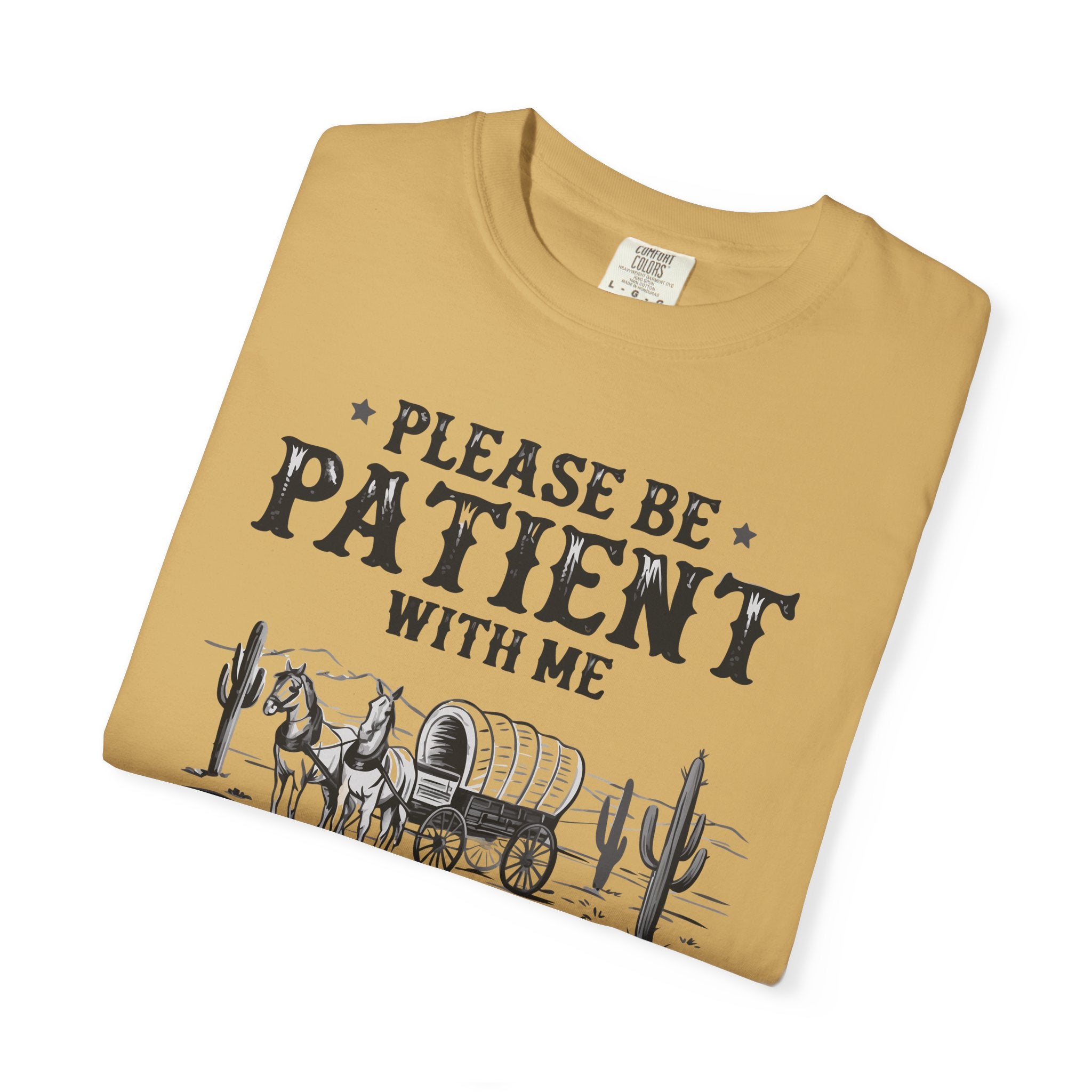 Please Be Patient With Me T-Shirt – Vintage Wagon 'I'm From The 1900s' Tee