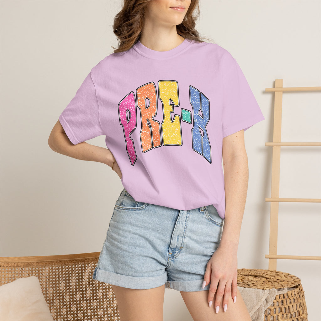 PRE-K Colorblock Graphic T-Shirt — Preschool Graduation Gift