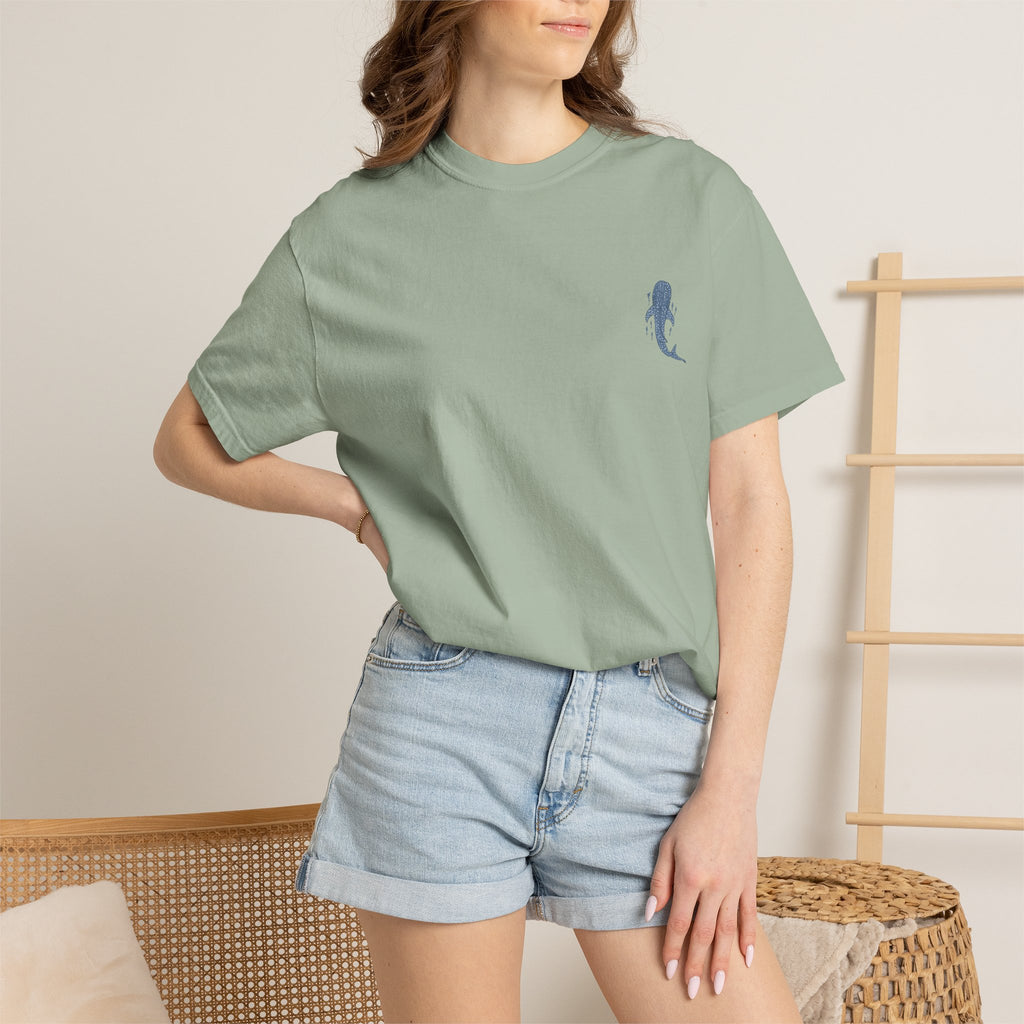 Isaiah 43:2 Whale Tee — 'When You Go Through Deep Waters' Christian T-Shirt