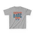 Kids Tee — "American Babe" Patriotic Bow Fourth of July Shirt