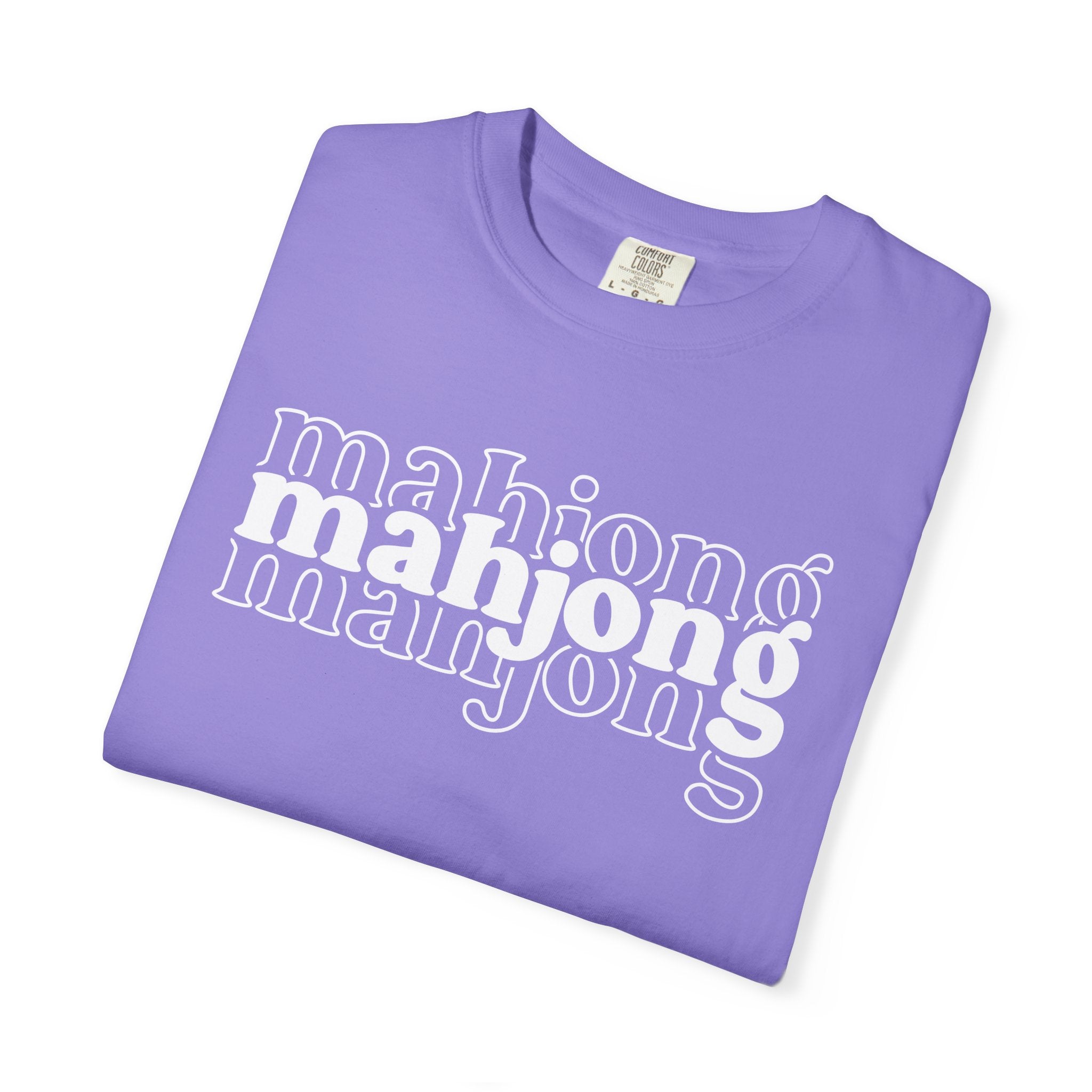 Mahjong Retro Logo T-Shirt — Vintage Game Night Tee