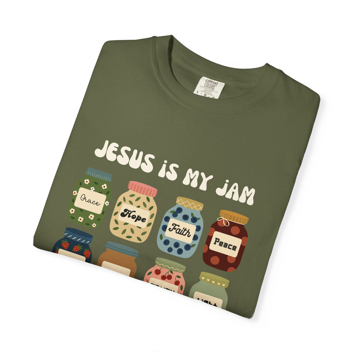 T-shirt — "Jesus Is My Jam" Christian Faith Graphic Tee
