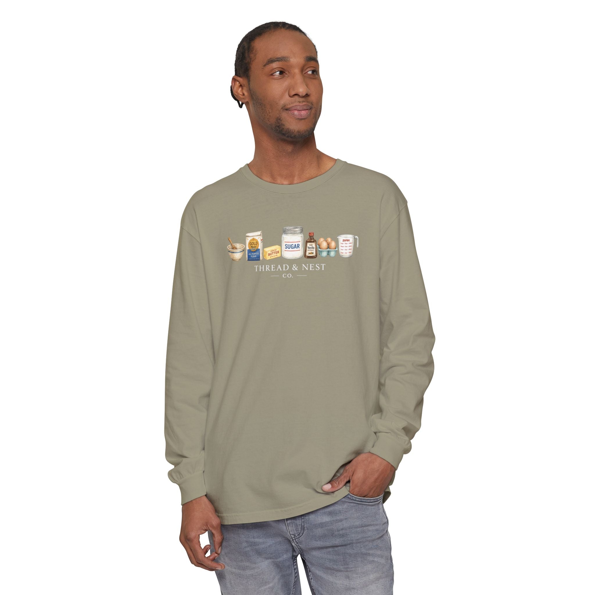 Thread & Nest Cozy Baking Long Sleeve T‑Shirt