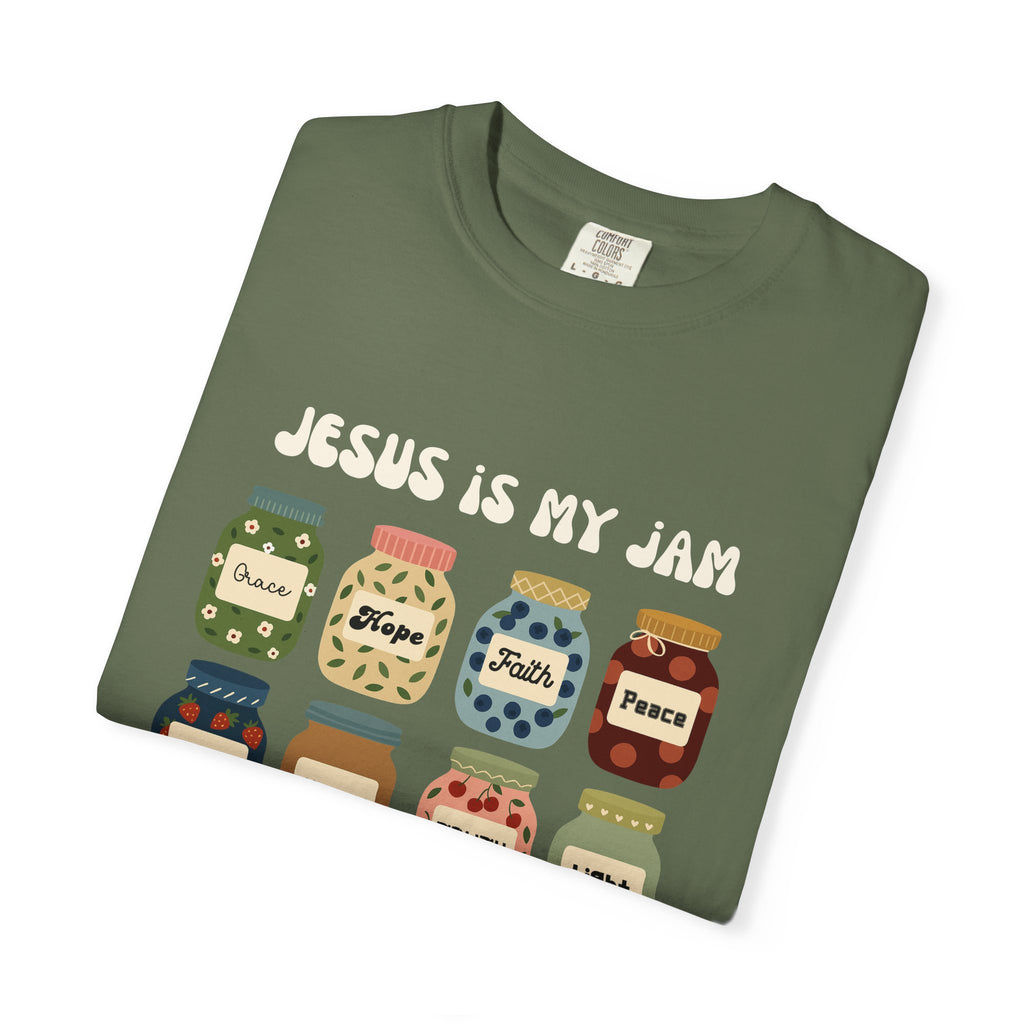 T-shirt — "Jesus Is My Jam" Christian Faith Graphic Tee
