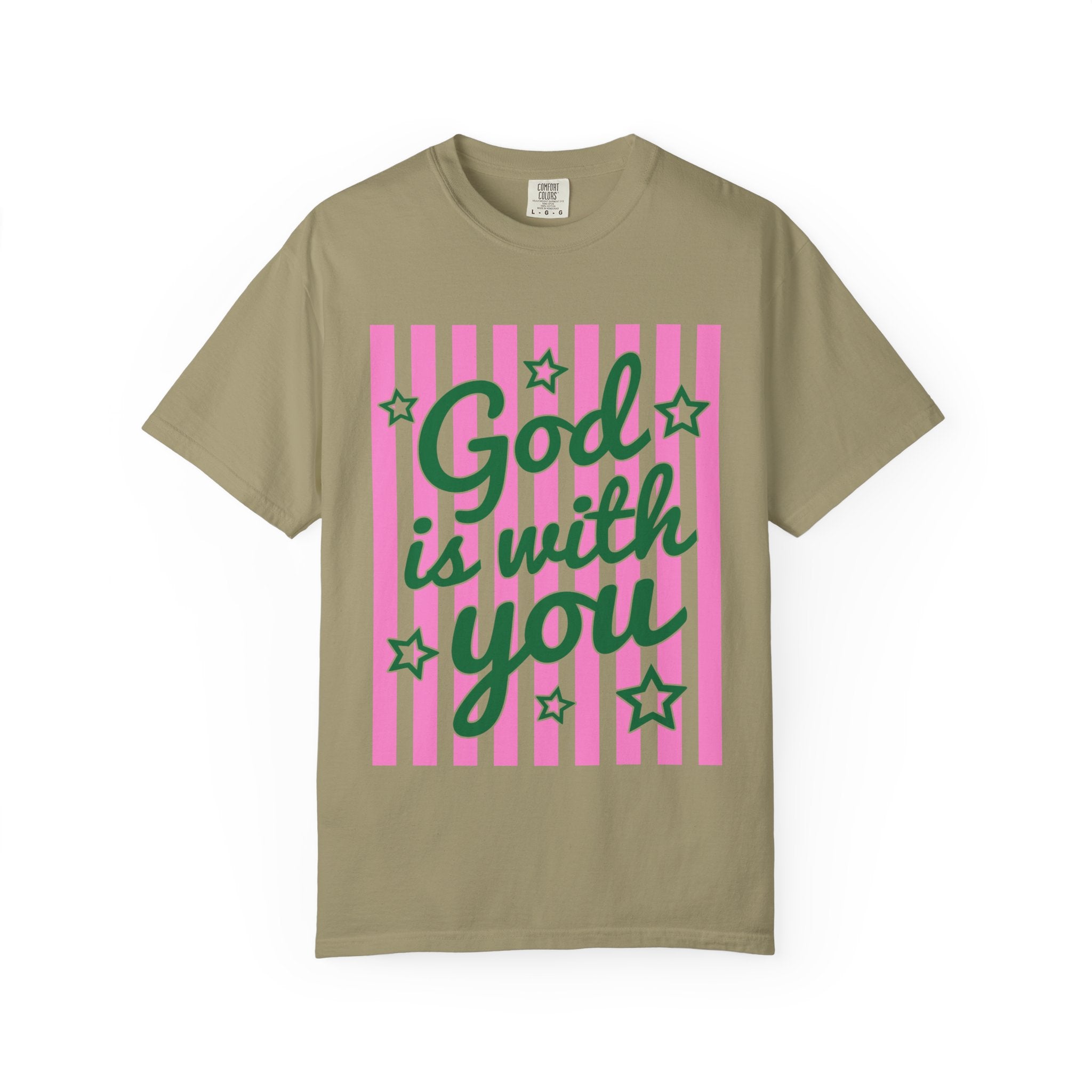 God Is With You T-Shirt — Faith-Based Inspirational Tee